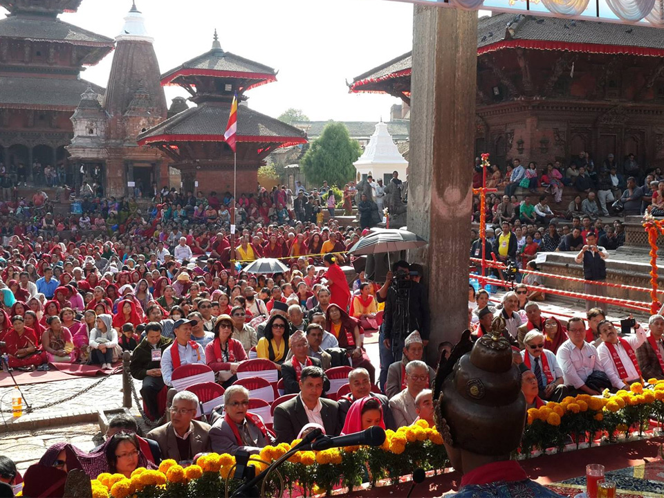 Sakyamuni Buddha Puja, Teachings on Three Vehicle and 1000 Buddhas of the Fortunate Aeon.